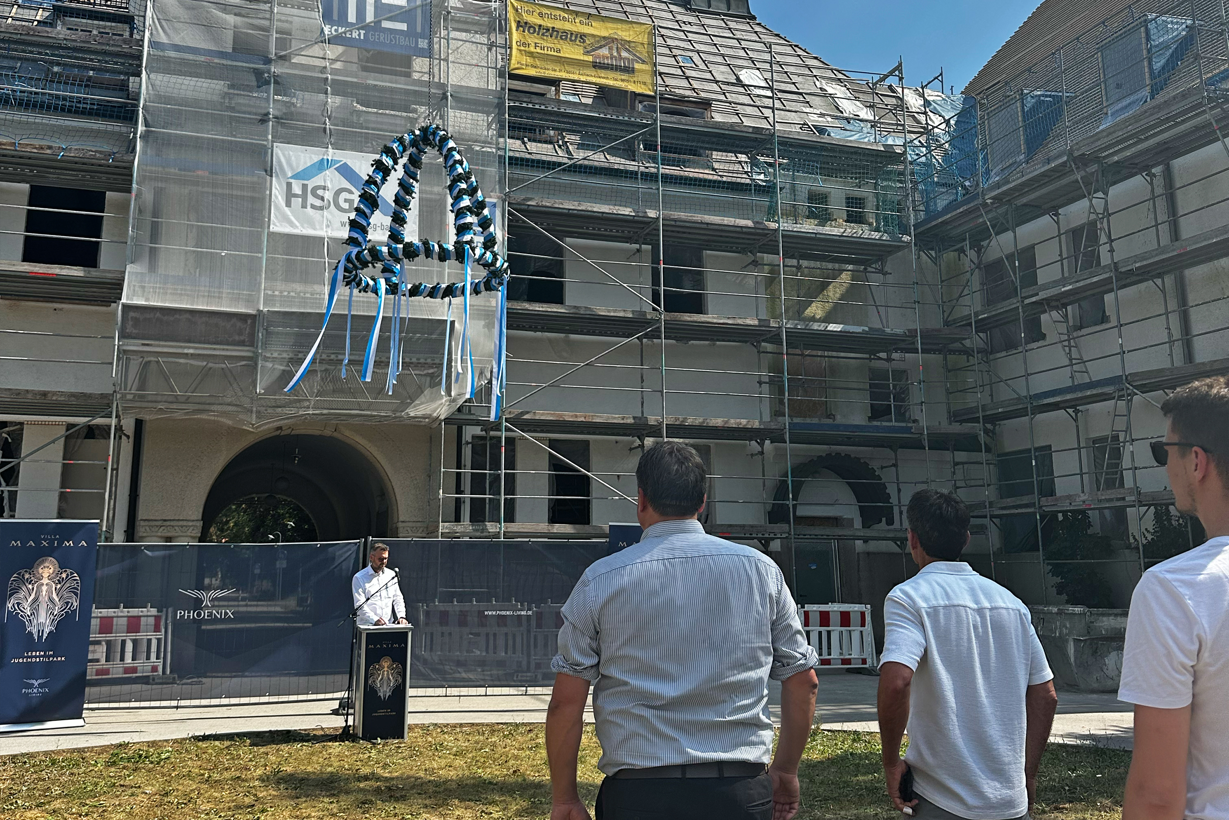 Unser Richtfest der Villa MAXIMA in München Haar